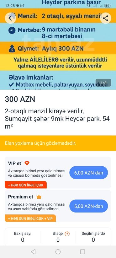 сдается квартира джалал абад аренду: Sumqayıt şəhərində, Heydər parkının yaxınlığında yerləşən, 2 otaqlı