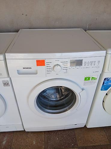 Məişət texnikası: Siemens önyükləməli paltaryuyan maşın - Yük həcmi: 7 kq - Enerji — 1