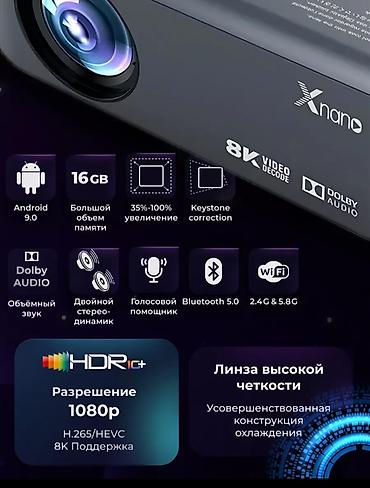 Проекторы: Проектор Xnano-X1 4K, с высокой яркостью и с потрясающей — 19
