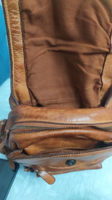 Рюкзаки: Рюкзак Hill Burry из натуральной кожи - Материал: натуральная кожа — 4