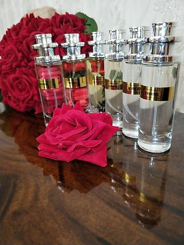 Ətriyyat: Məhsul: Brend ətir seçkiləri – şüşə sprey flakonlarda Təsvir: - Qoxu — 21