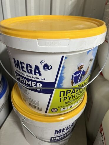 грунтовка для стен: Грунтовка Mega Primer - это качественное решение для подготовки
