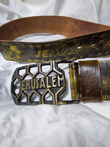 Ремни и пояса: Ремень, Материал: Натуральная кожа, Мужские, Новый — 3