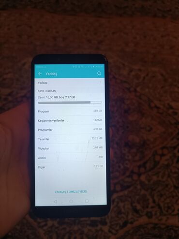 100 manatliq telefon: Honor 7A, 16 GB, rəng - Göy