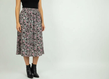 spódnice z zakładkami midi: Spódnica damska, rozmiar L