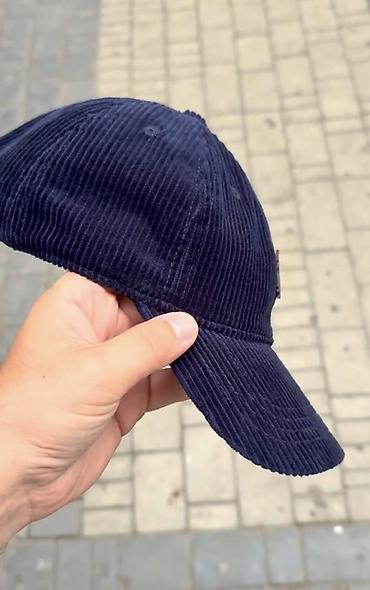 Головные уборы: Körpüşonlu korduroy beysbol papağı - Material: qalın, yumşaq korduroy — 2