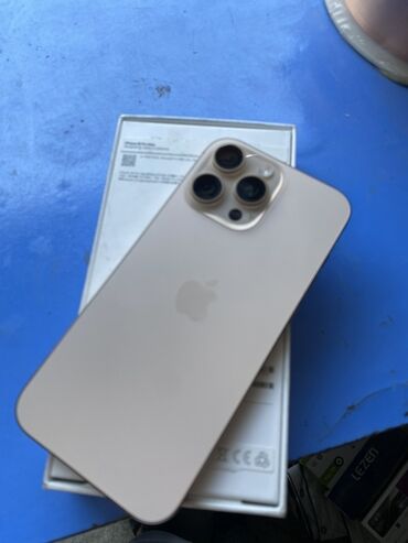 iphone 15 pro max цена бишкек: IPhone 16 Pro Max, 512 ГБ, Natural Titanium, Коробка, 100 %