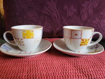 Kuhinjski setovi: Solje nove porcelanske za dvoje. Komada. 2. Tacne. 13,5cm. Solje na lalafo.rs — 5 Kuhinjski setovi: Solje nove porcelanske za dvoje. Komada. 2. Tacne. 13,5cm. Solje — 5