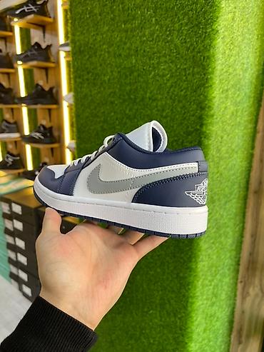 jordan 1: Мужские кроссовки, 44, Nike, Новый, цвет - Синий, Бесплатная доставка — 2