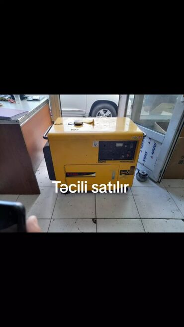 Generatorlar: Teze vezyetde generator satılır 
Az işlenib yaxşı vezyetdedir