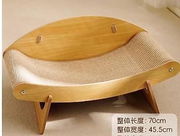 cat sofa: Лежанка-когтеточка (60х42 см) и диванчик-когтеточка - 4-е фото (70х45 — 4