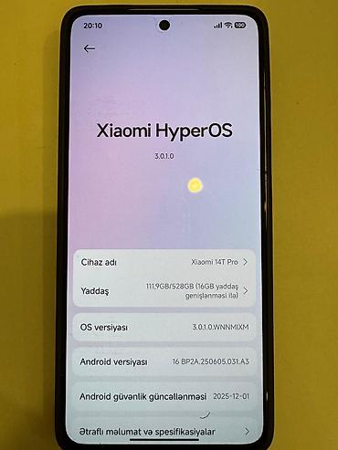 xiaomi t: Xiaomi 14T Pro, 512 GB, rəng - Boz — 2