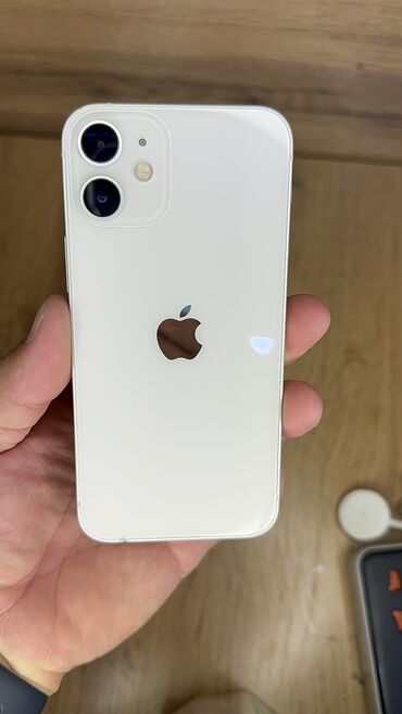 айфон 12 мини 256: IPhone 12 mini, Колдонулган, 256 ГБ, Ак, Коргоочу айнек, Каптама, 98 %