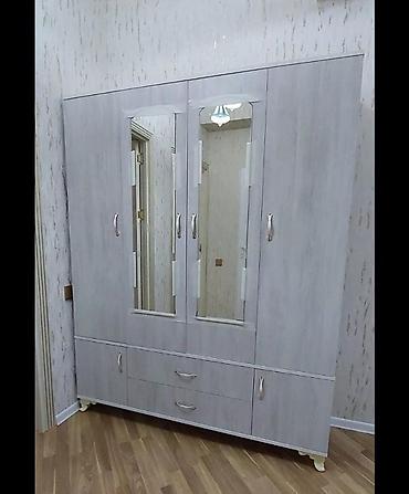 qapi demir qapi seyf qapi: Yeni, 4 qapılı, Güzgülü, Açılan, Düz dolab — 6