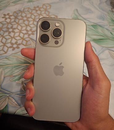 m4 pro: IPhone 15 Pro Max, 256 GB, White Titanium, Sənədlərlə — 1