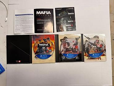 sony dvd: PS4 – Mafia Trilogy (2K) Paket tərkibi: - Mafia: Definitive Edition — 5