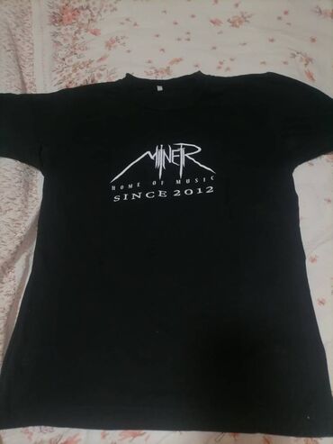 majica s: Men's T-shirt M (EU 38), bоја - Crna