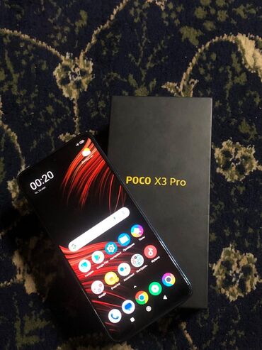Poco: Poco X3 Pro, Б/у, 256 ГБ, цвет - Синий, 1 SIM, 2 SIM