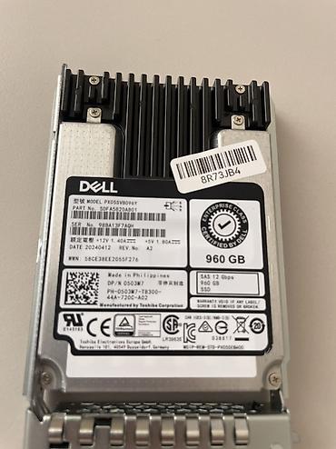 disk: Dell Enterprise SAS SSD 960GB 2.5" Server diski satılır. 2 ədəddir — 3