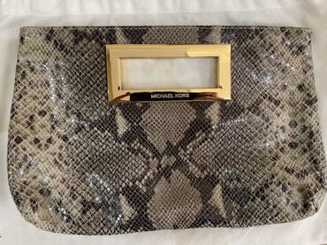 клатч сумка: Сумка-клатч из натуральной кожи, бренда Michael Cors, оригинал