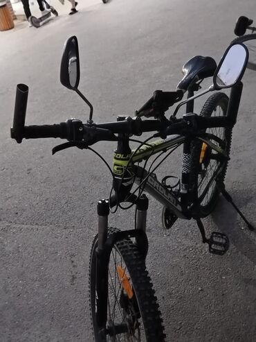 velosipetlər: Marka Crolan, Aliminum Rama, Jitkis tormuz arxa qabaq, Açılıb bağlanan