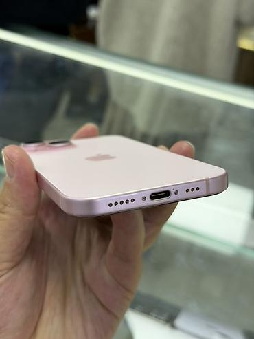 Мобильные телефоны и аксессуары: IPhone 15, Б/у, 128 ГБ, Розовый, Кабель, 88 % — 7