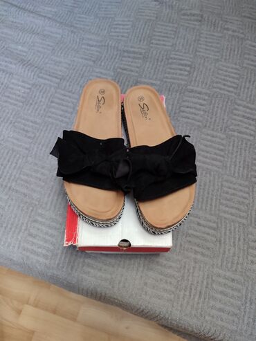 cipelice na platformu: Modne papuče, Safran, 38
