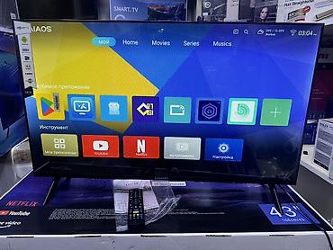 ТВ и видео: Телевизоры Samsung 43 дюймовый 102 см диагональ с интернетом!! Низкая — 9