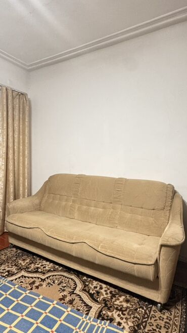 диван два кресла столик: Комплект мягкой мебели, цвет - Бежевый