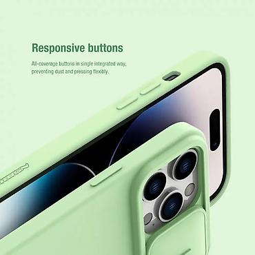 Maske i futrole za telefone: Maska Nillkin CamShield Silky za iPhone 14 Pro Max 6.7 crna. Uz brzu — 10