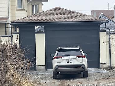 Секционные ворота: Секционные гаражные ворота из сэндвич‑панелей - Тип — 2