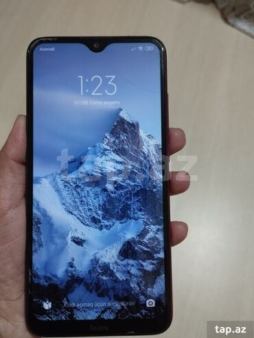 redmin a9: Xiaomi Redmi 8, 32 GB, rəng - Qırmızı, 
 Barmaq izi, Face ID