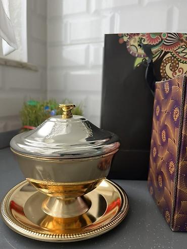qoz lepesi: Konfet, cerez, lokum qabi. Yenidir, 1 ededdir — 6