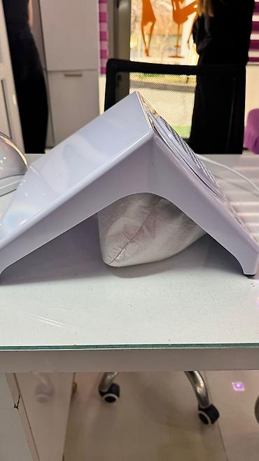 mini evler: Max brendi manikür üçün toz toplayıcı aspirator - Masaüstü model, ağ — 3