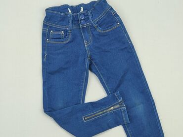 spodnie z szerokimi nogawkami jeansy: Jeans, 3-4 years, 104, condition - Good