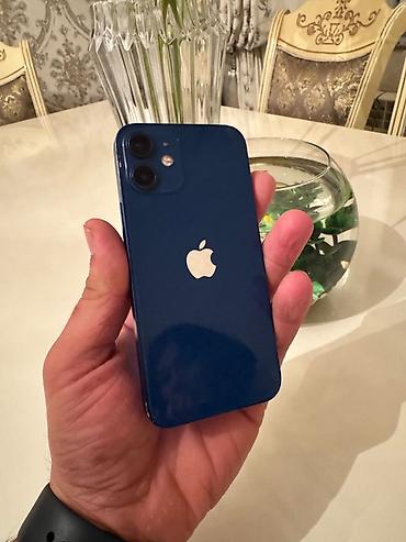 IPhone 12 mini, 64 GB, Mavi, Simsiz şarj, Face ID