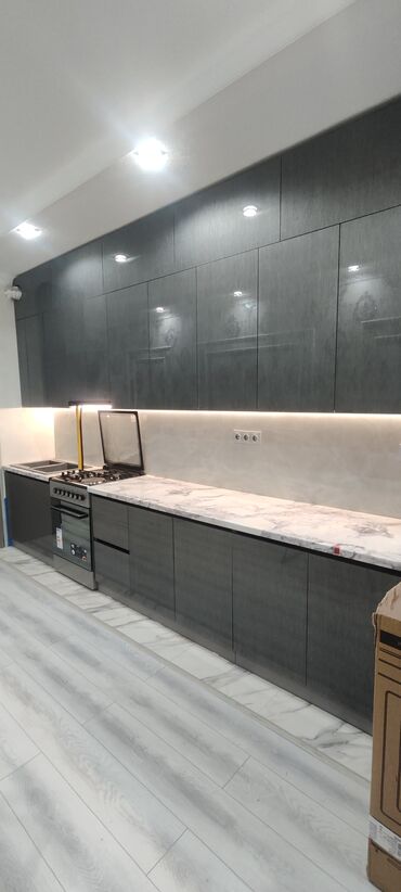 Кухонные гарнитуры: Кухонный гарнитур, Новый, цвет - Белый, МДФ, Бесплатная доставка — 30