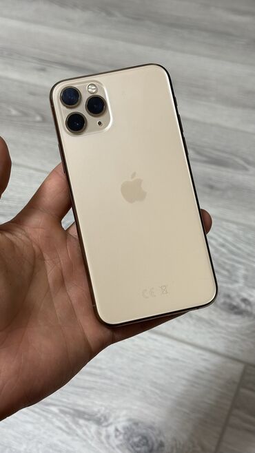 Apple iPhone: IPhone 11 Pro, Б/у, 512 ГБ, Matte Gold, 81 %