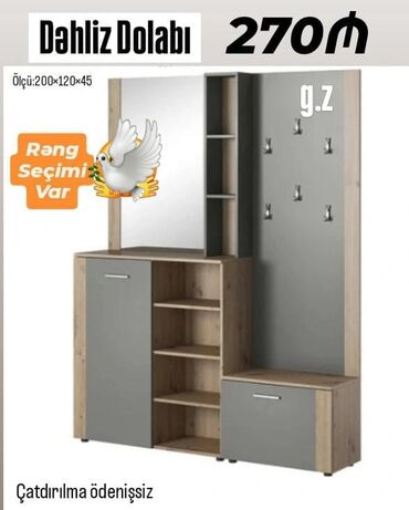 Divanlar: Yeni, Düz dolab, Dəhliz dolabı