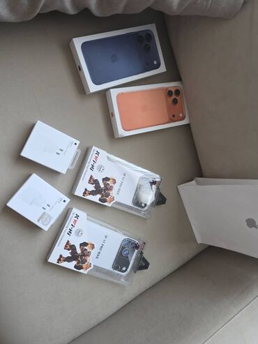 купить аирподс оптом: IPhone 17 Pro Max, Новый, 1 ТБ, Matte Space Gray, Зарядное устройство, Чехол, Кабель, 100 %