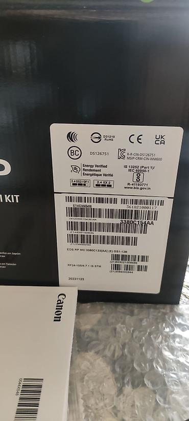 Фотоаппараты: Canon RP +kit obyektiv. Salam. Yenidir yoxlama üçün maksimum 40-50 — 2