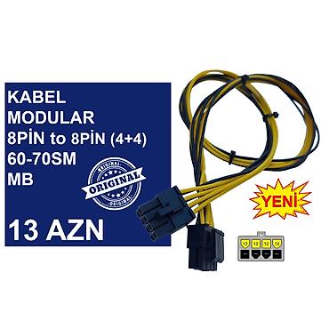 6 pin: Kabellər "8PİN MALE to 8PİN MALE Original” MƏHSULLAR TAM ORİGİNALDIR — 3