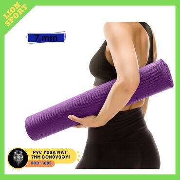 yoga mati: 🔴 PVC yoga mat 7 mm 🔸 şəhərdaxili çatdırılma var 👉 ( ev,iş yeri,metro