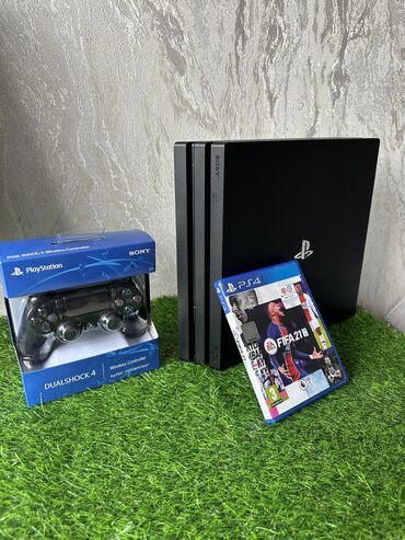 sony playstation 4 цена в бишкеке: Play station 4 PRO 1000 Гб (1Тб) Полный комплект. PS4 pro геймпад