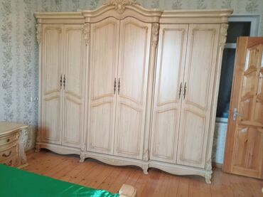 Продукты питания: Б/у, Распашной, 5 дверей Прямой шкаф, Гардеробный шкаф