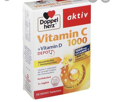 vitamin c 900 mg in Azərbaycan | VITAMINLƏR VƏ BAƏ: Vitamin C+D Esil orginal alman mali