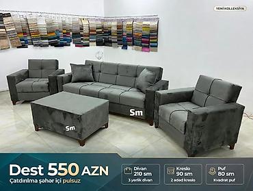 Divan kreslo Desti Sifarişle haizrlanir reng seçimi var Şeher içi