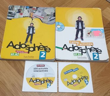 Knjige, časopisi, CD i DVD: ADOSPHERE 2 komplet udzbenik I radna sveska za 5 - peti razred osnovne