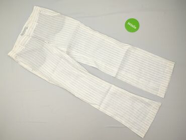 zara spodnie beżowe z wysokim stanem: Zara, Spodnie materiałowe damskie, rozmiar M