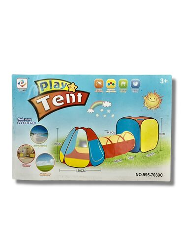 палатка детские: Детская палатка с тоннелем Новые! В упаковках! Качество на высшем